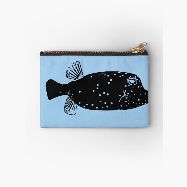 Item preview, Juvenile Spotted Boxfish Black Design  designed and sold by designsasstultd.