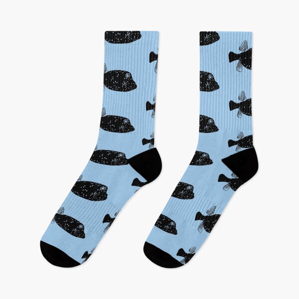 Item preview, Juvenile Spotted Boxfish Black Design  designed and sold by designsasstultd.