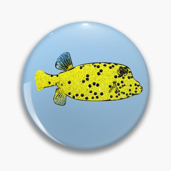 Item preview, Juvenile Spotted Boxfish Black Alternate Design  designed and sold by designsasstultd.