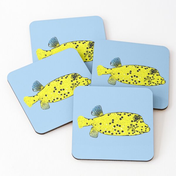 Item preview, Juvenile Spotted Boxfish Black Alternate Design  designed and sold by designsasstultd.