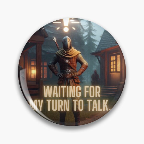 Item preview, NPC Vibes - Waiting for my Turn to talk... designed and sold by nature. electrified..