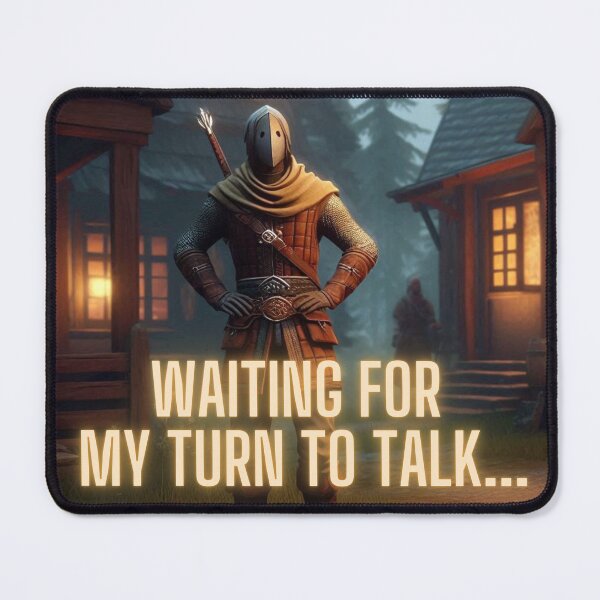 Item preview, NPC Vibes - Waiting for my Turn to talk... designed and sold by nature. electrified..