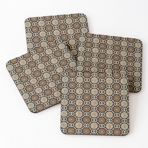Item preview, Elegant Mid-Century Beige and Brown Pattern designed and sold by sharamvatani.