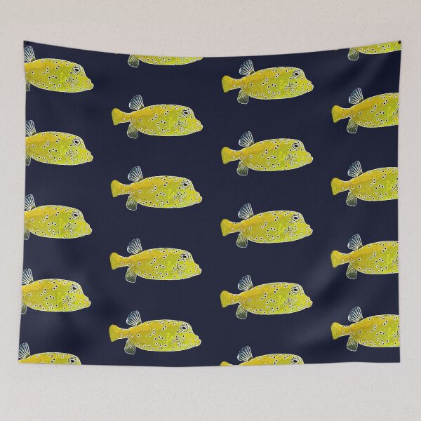 Item preview, Juvenile Spotted Boxfish White Alternate Design  designed and sold by designsasstultd.