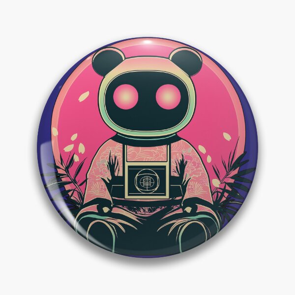 Item preview, Cyber Zen Kawaii Panda designed and sold by Bearabilia.