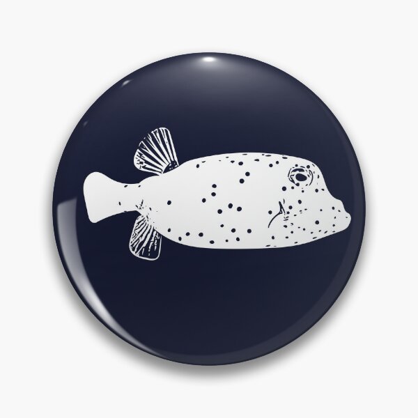 Item preview, Juvenile Spotted Boxfish White Design  designed and sold by designsasstultd.
