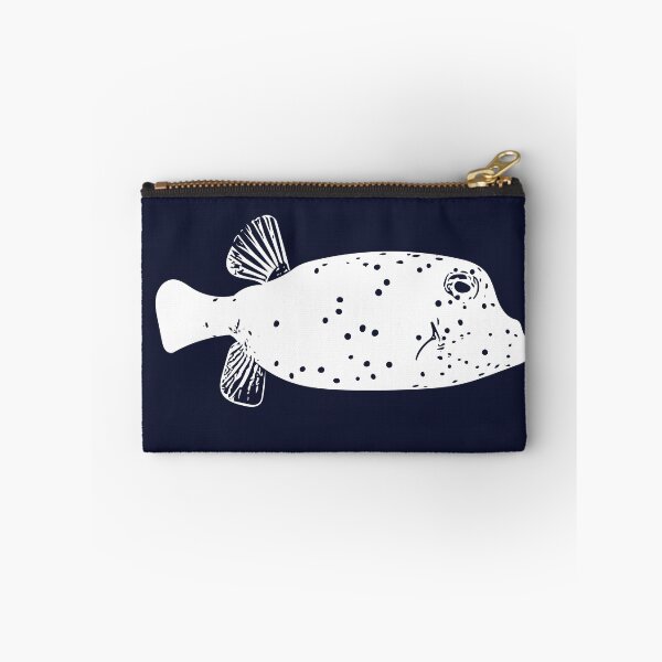 Item preview, Juvenile Spotted Boxfish White Design  designed and sold by designsasstultd.