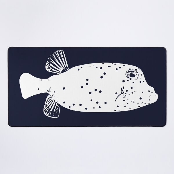 Item preview, Juvenile Spotted Boxfish White Design designed and sold by designsasstultd.