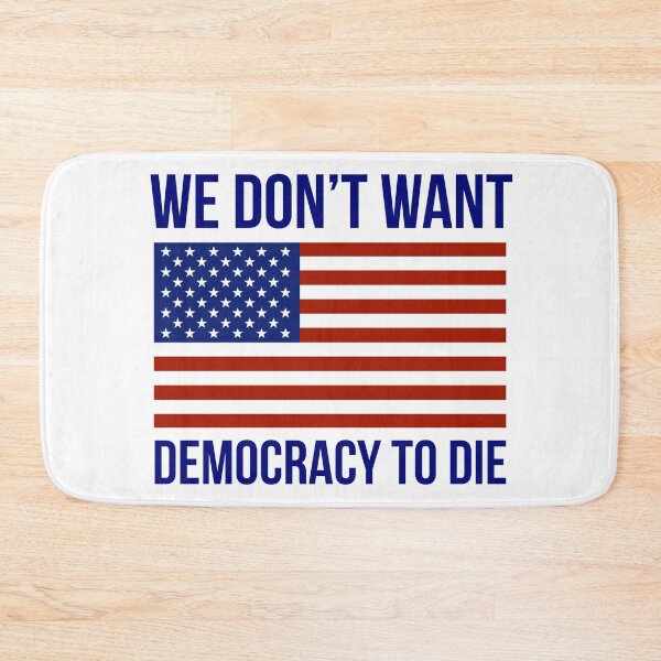 Item preview, We don’t want democracy to die designed and sold by Rachel the Artist .