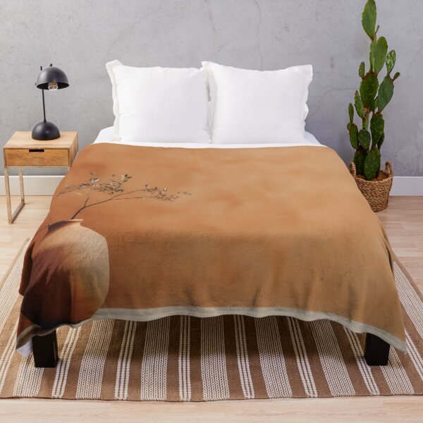 Item preview, Zen Simplicity: Terracotta Vase and Bamboo Sprig designed and sold by anytka.
