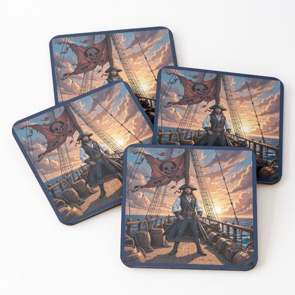 Item preview, Fearless Buccaneer: Vintage Pirate designed and sold by atenyos.