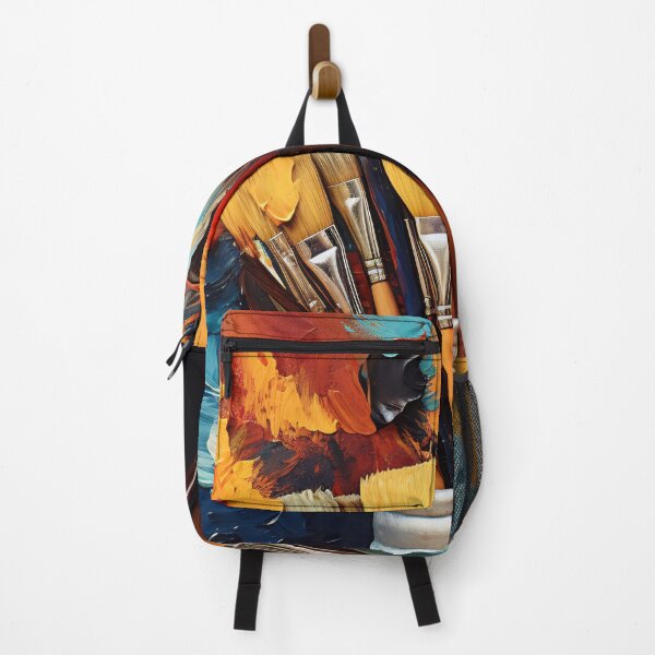 Item preview, Colorful Paintbrushes on an Artist's Palette designed and sold by anytka.