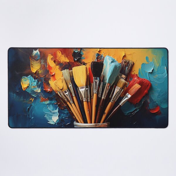 Item preview, Colorful Paintbrushes on an Artist's Palette designed and sold by anytka.