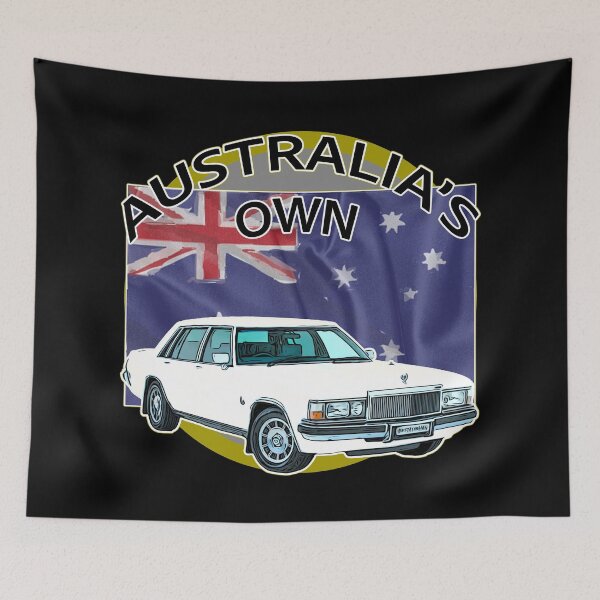 Item preview, Old White Classic Australian WB Holden Statesman Caprice – Vintage Car Art designed and sold by Michael van der Hoorn.