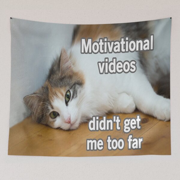 Item preview, Motivational Videos Didn't Get Me Too Far designed and sold by Surreallytee.