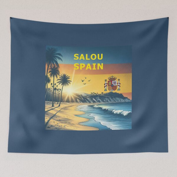 Item preview, Sunset at the local beach in Salou Spain designed and sold by Gunnar Hermansen.