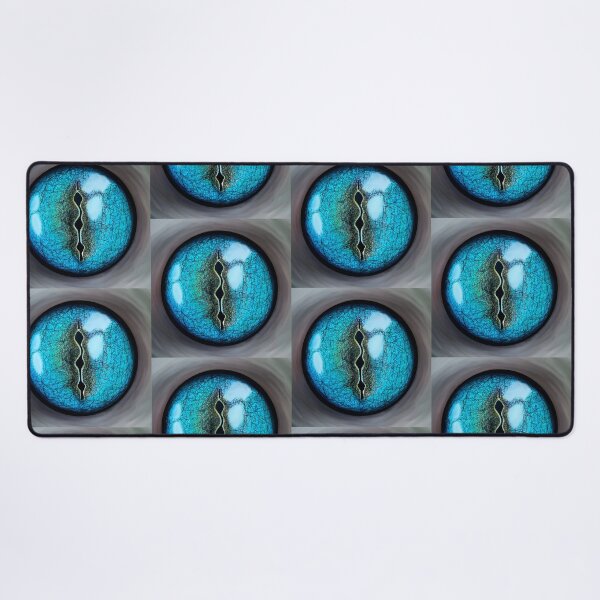 Item preview, Hyper realistic bright blue Gecko Eye designed and sold by Tarantula Design Co. .