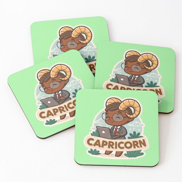 Item preview, Capricorn (Dec 22 - Jan 19) – The Hardworking Goat designed and sold by HoneyNutCrisis.