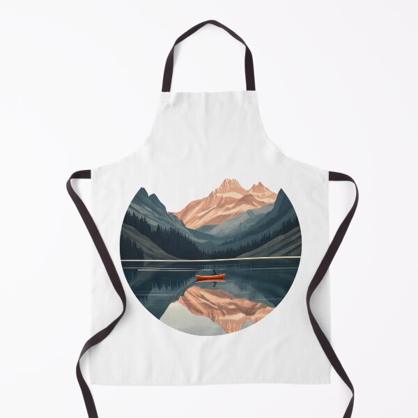 Item preview, Serene Mountain Lake – Fisherman in the Wildernes designed and sold by D-a-y-d-r-e-a-m.