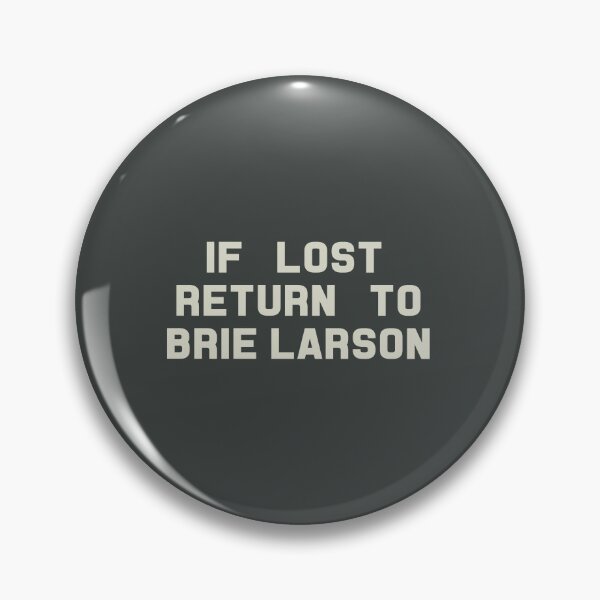 Item preview, If Lost Return to Brie Larson Tee designed and sold by deluluhaze.
