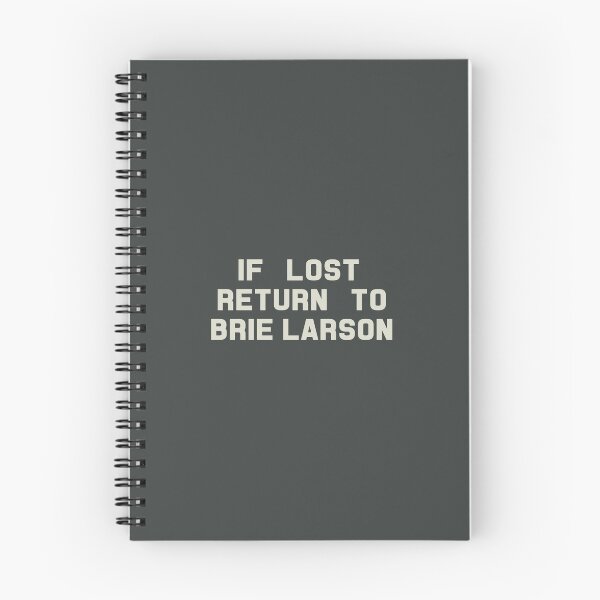 Item preview, If Lost Return to Brie Larson Tee designed and sold by 2000sbabyangel.