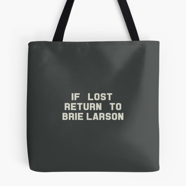 Item preview, If Lost Return to Brie Larson Tee designed and sold by deluluhaze.