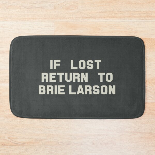 Item preview, If Lost Return to Brie Larson Tee designed and sold by deluluhaze.