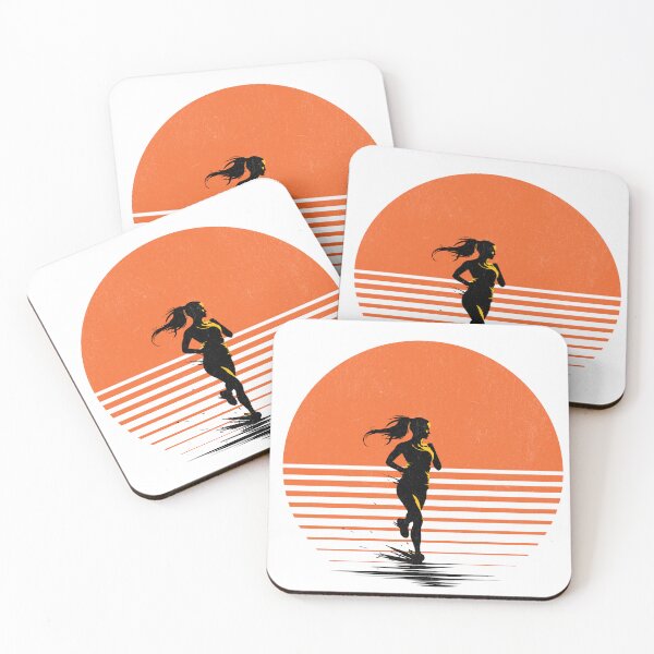 Item preview, Your legs are lying to you (female runner sunset) designed and sold by Tees16.