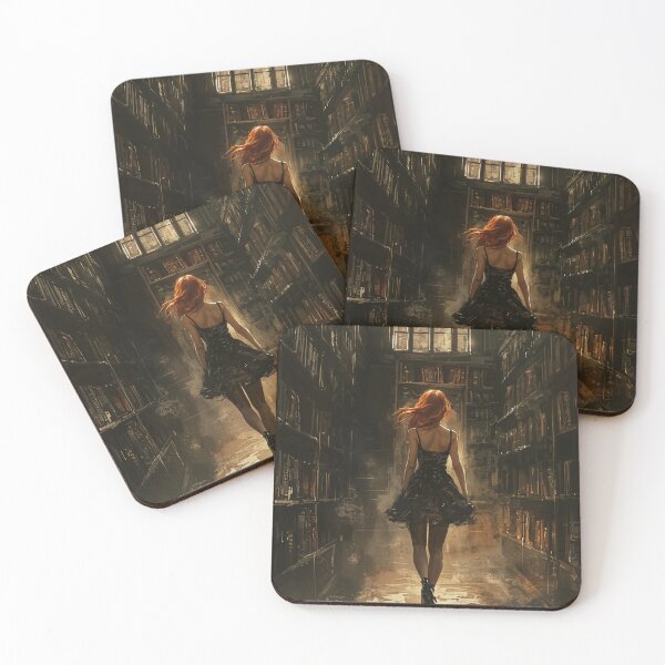 Item preview, The Enchanted Library's Muse designed and sold by oanaunciuleanu.
