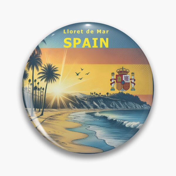 Item preview, Evening sunset at beach in Lloret de Mar, Spain designed and sold by Done By the G.