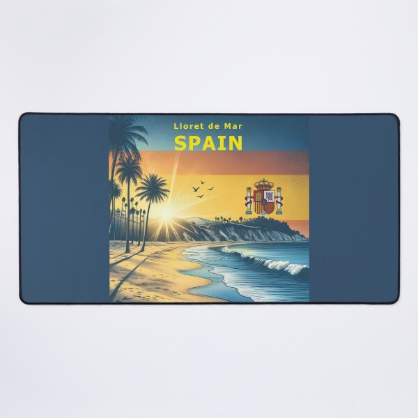Item preview, Evening sunset at beach in Lloret de Mar, Spain designed and sold by Done By the G.