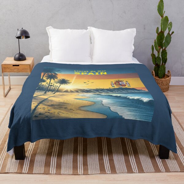 Item preview, Evening sunset at beach in Lloret de Mar, Spain designed and sold by Done By the G.