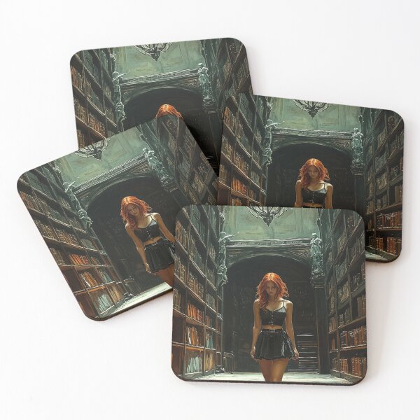 Item preview, The Enchanted Library's Muse designed and sold by oanaunciuleanu.