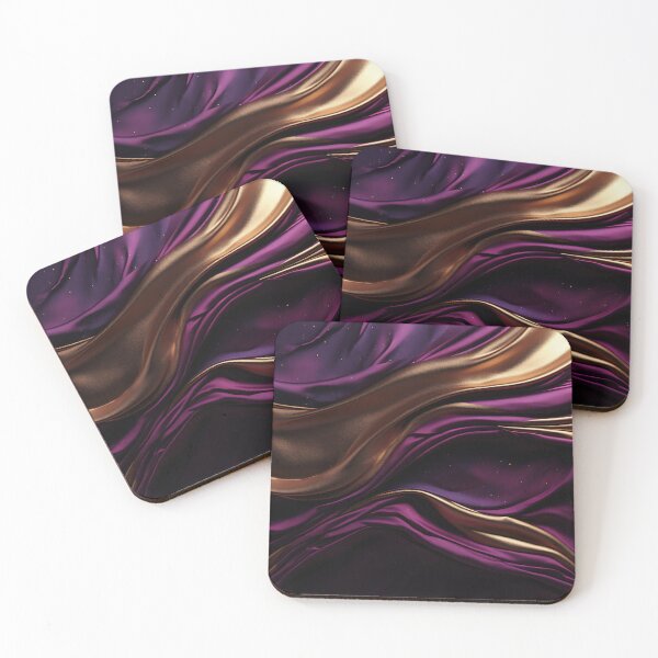 Item preview, Rich purple and gold fabric design designed and sold by anytka.