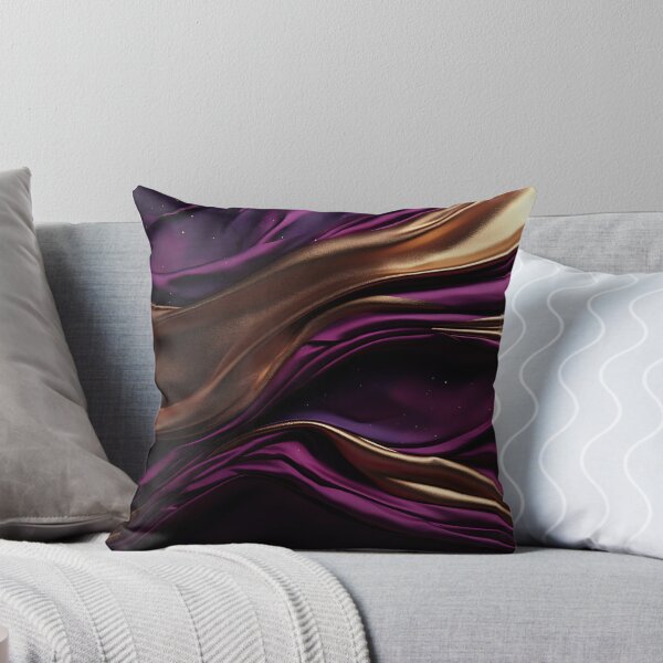 Item preview, Rich purple and gold fabric design designed and sold by anytka.
