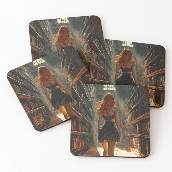 Item preview, The Enchanted Library's Muse designed and sold by oanaunciuleanu.