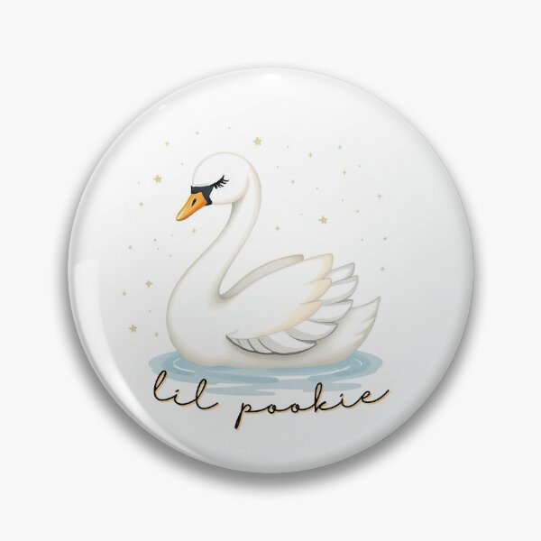 Item preview, lil pookie swan with eyelashes designed and sold by forever whimsy.