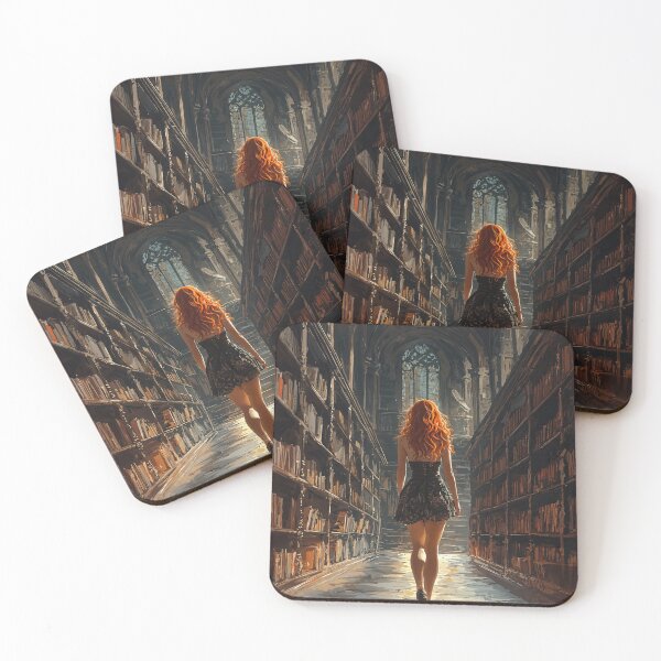 Item preview, The Enchanted Library's Muse designed and sold by oanaunciuleanu.