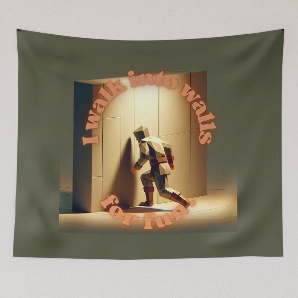 Item preview, NPC Vibes - I walk into Walls for Fun. designed and sold by nature. electrified..