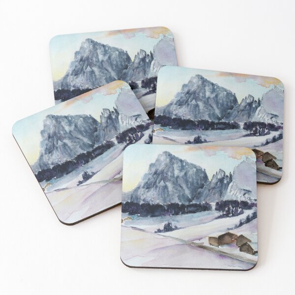 Item preview, Sunrise on the Seiser Alm - South Tyrol, Italy designed and sold by Barbara Pommerenke.