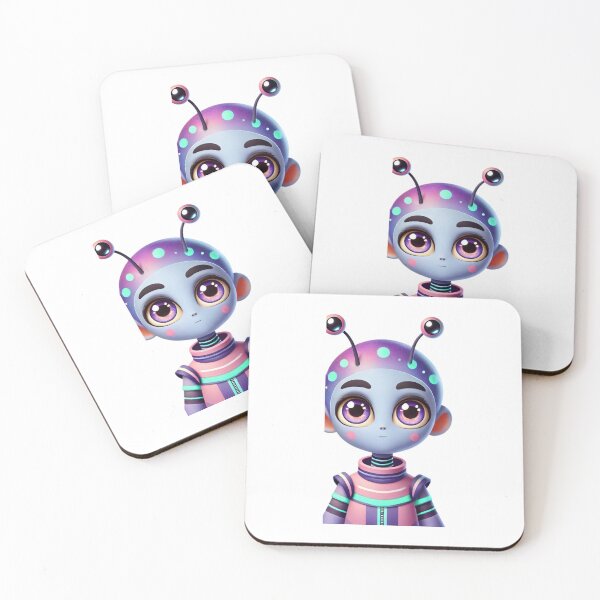 Item preview, Adorable Alien Girl designed and sold by Sillytoe.