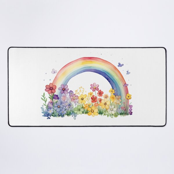 Item preview, Watercolor Floral Rainbow designed and sold by Mermaid's Whimsy.