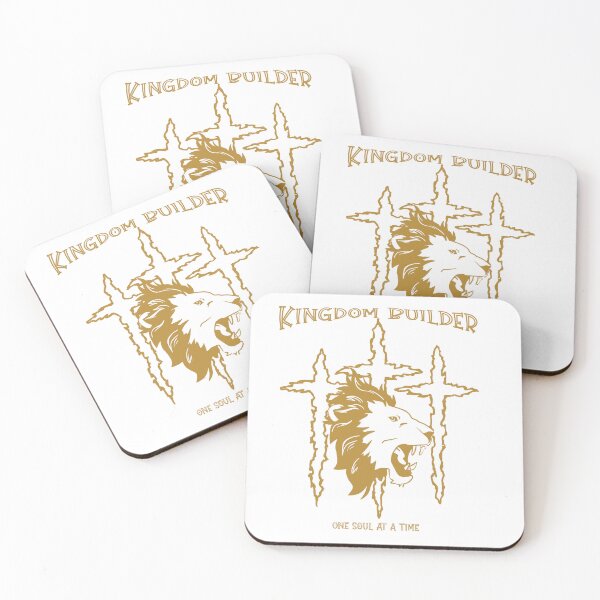 Item preview, Kingdom Builder Roaring Lion three Crosses Religion designed and sold by Lori Richardson.