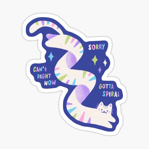 Item preview, Cat Gotta Spiral designed and sold by Midnight Coffee.