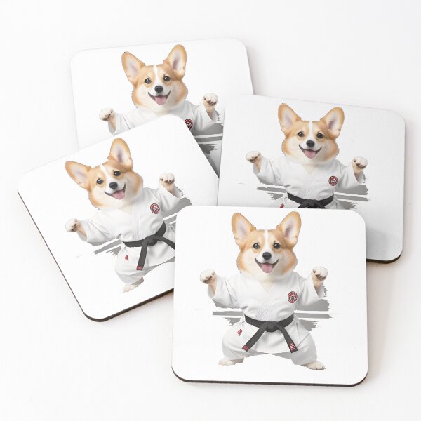 Item preview, Corgi Dog in Jiu Jitsu Black Martial Arts Black Blt Funny  designed and sold by VISIONSTURME.