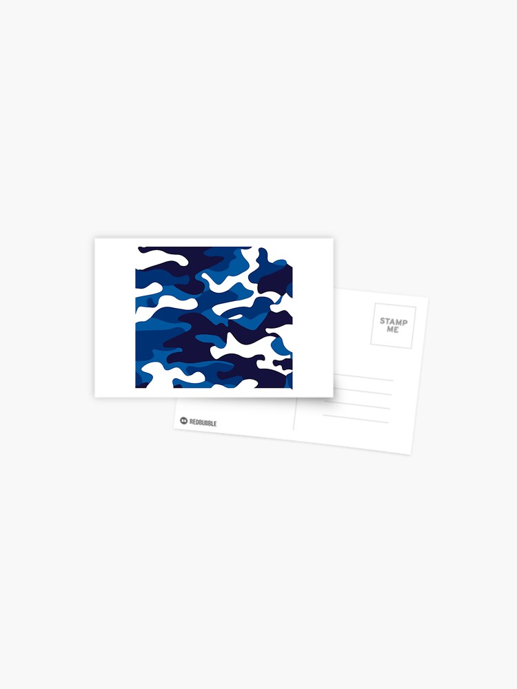 Black Blue Camo Graphic T-Shirt for Sale by dextersdesigns