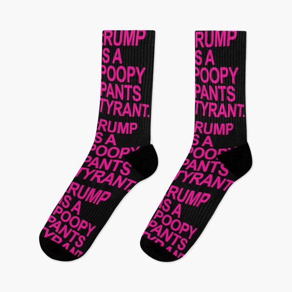 Item preview, tRUMP is a POOPY PANTS TYRANT (hot pink) designed and sold by Thelittlelord.