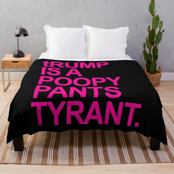 Item preview, tRUMP is a POOPY PANTS TYRANT (hot pink) designed and sold by Thelittlelord.