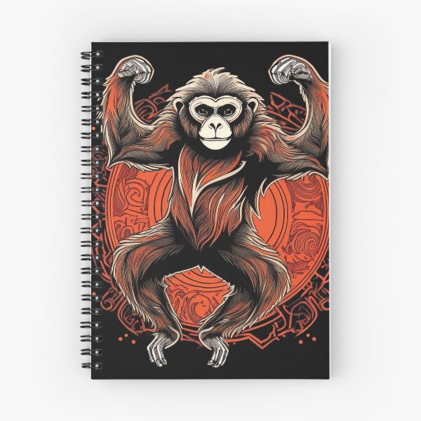 Item preview, Gibbon dancing in graffiti Asian style  designed and sold by Boxing Kangaroo Retail Company.