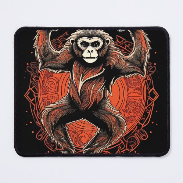 Item preview, Gibbon dancing in graffiti Asian style  designed and sold by Boxing Kangaroo Retail Company.